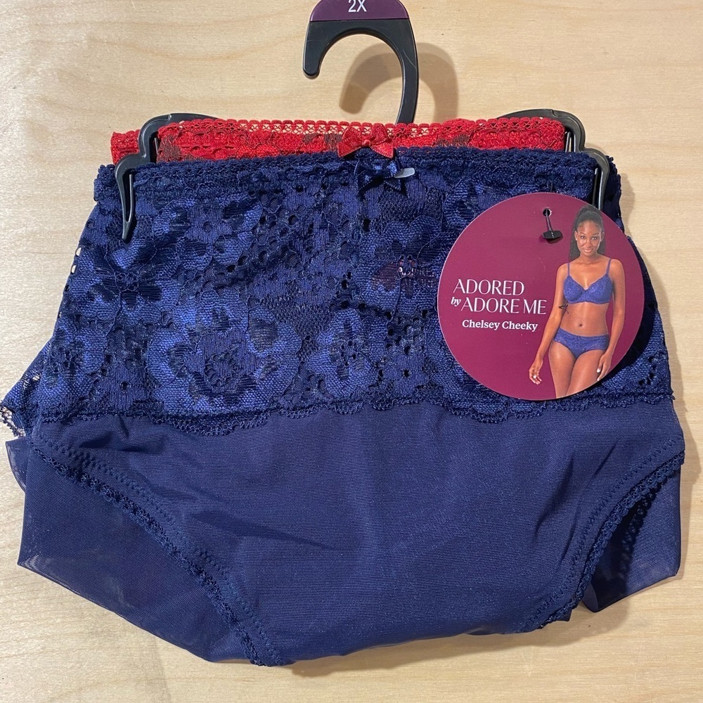 Adored by Adore Me Chelsey Cheek 2 Pack Panty 2X (IY)